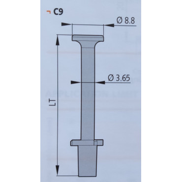 Дюбель-цвяхи по бетону, металу, тип С9  15 - 60 мм